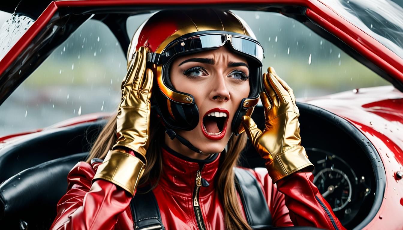 Burning Car: A Driver's Fear in Vivid Detail