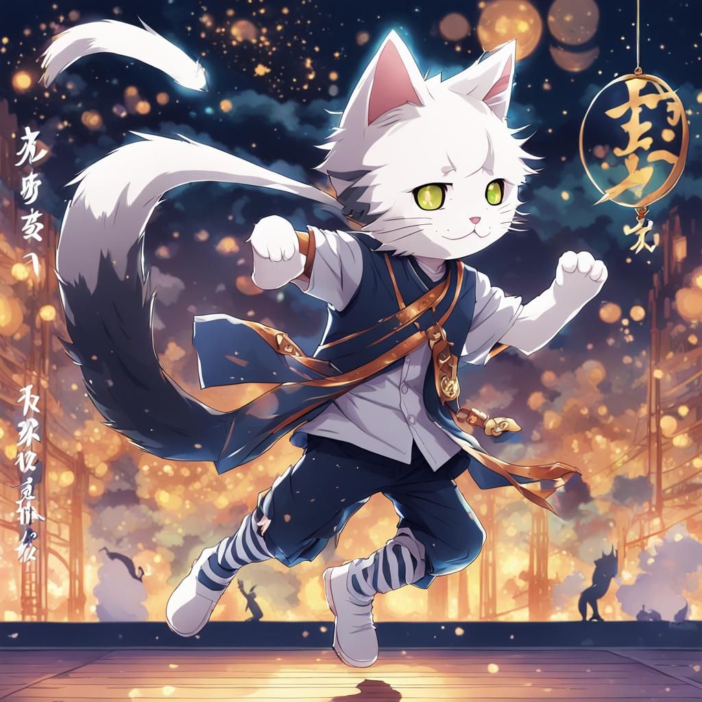 Anime Catboy Dancing the Sturdy, Anime Key Visual