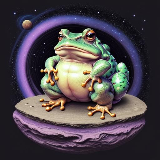 The Great Cosmic Toad in Space