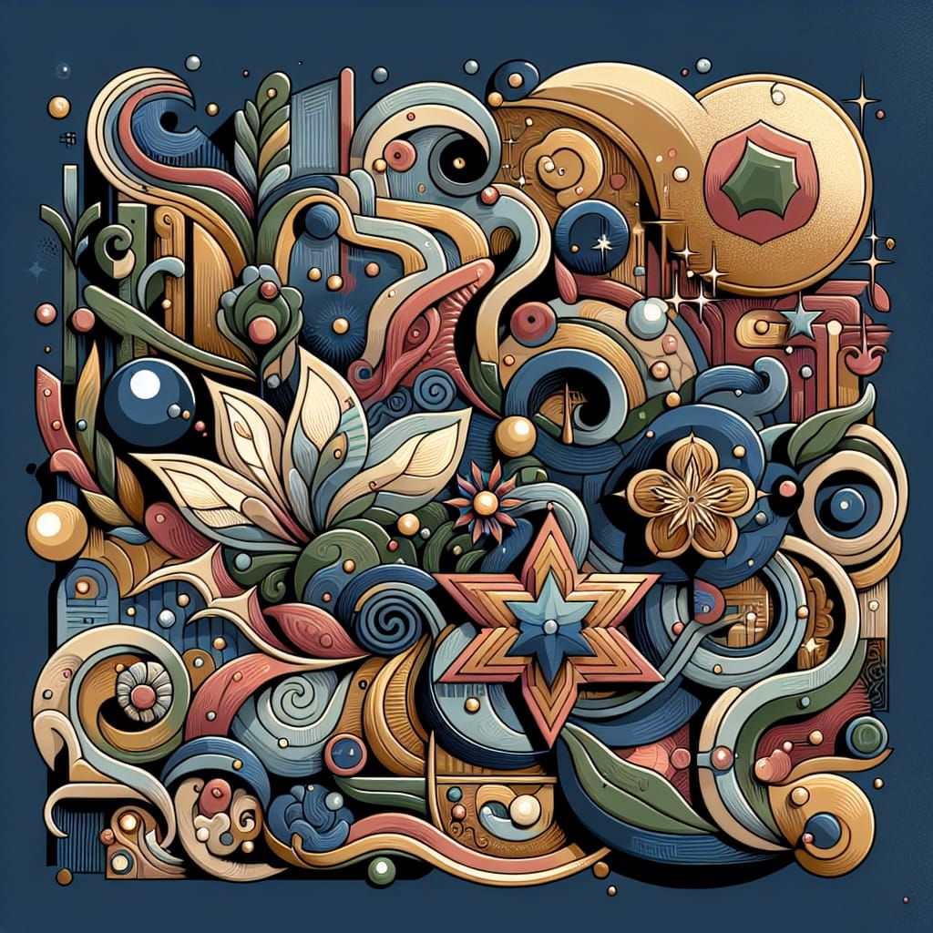 You-Beaut Copperised Fingerspinner in Azurite Malachitic Stardust-Woven Tapestry