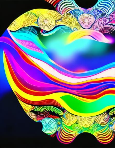 La Grande Vague in Vibrant Imperial Colors