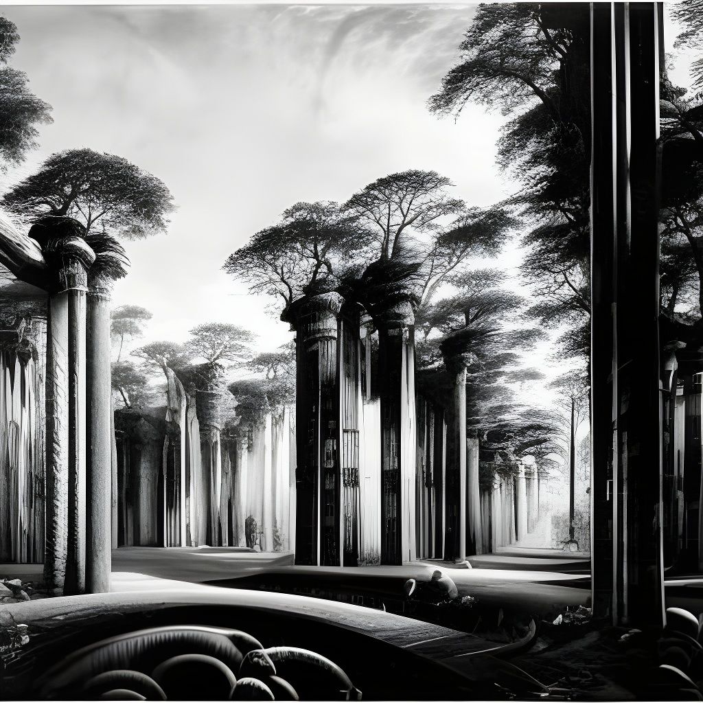 Black and White Landscape