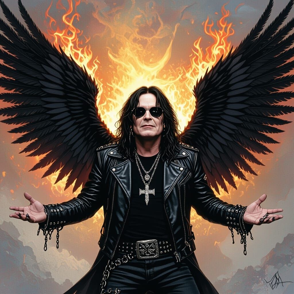 Ozzy Osbourne Ascends With Wings of Fire
