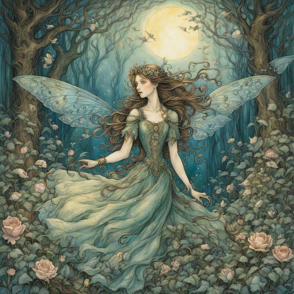 Enchanted Whimsy in a Fantastical Forest