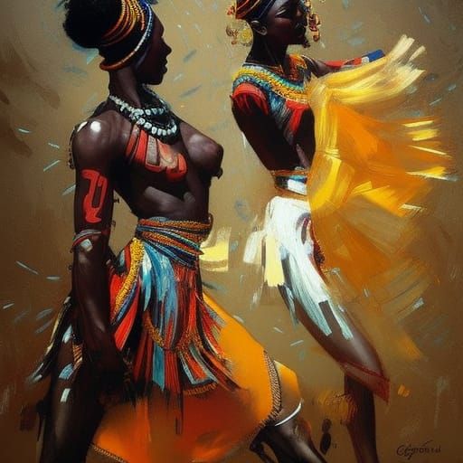 African dancers