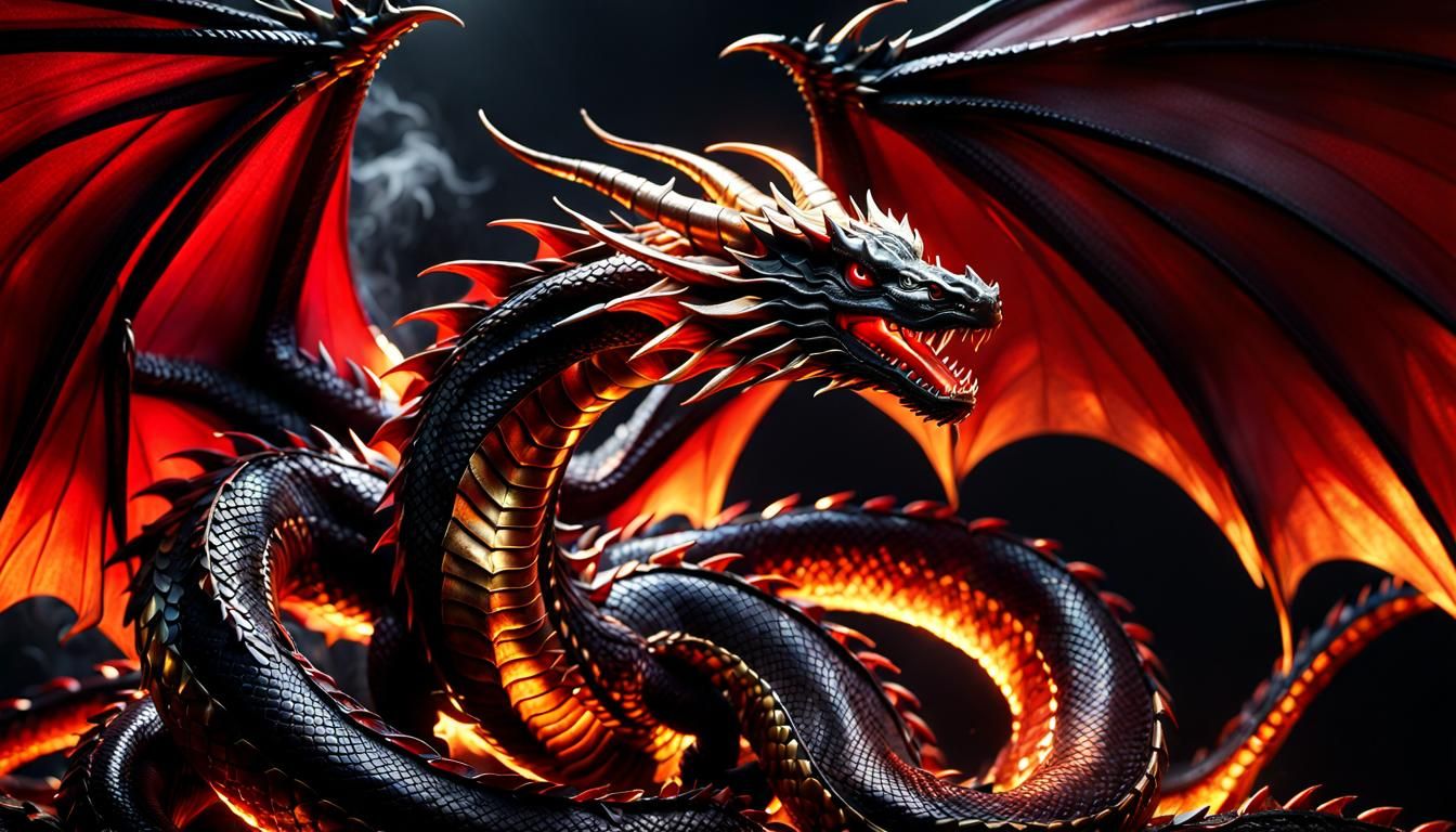 Demonic Dragon Snake