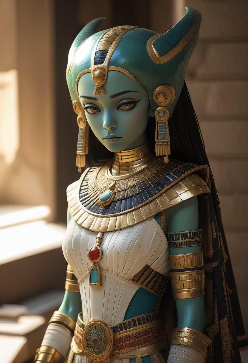 Egyptian Anime Alien Princess...