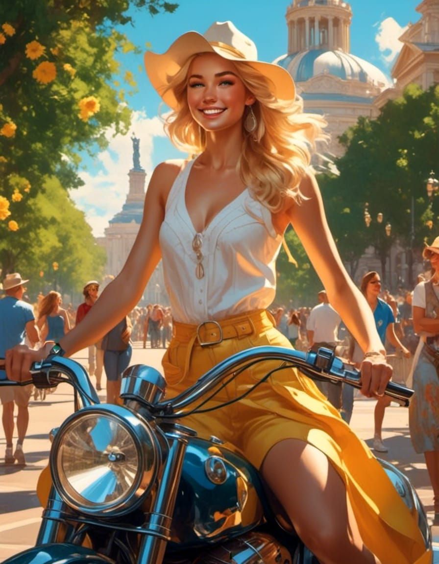 Well, today Julie has to be on wheels apparently. So first s...