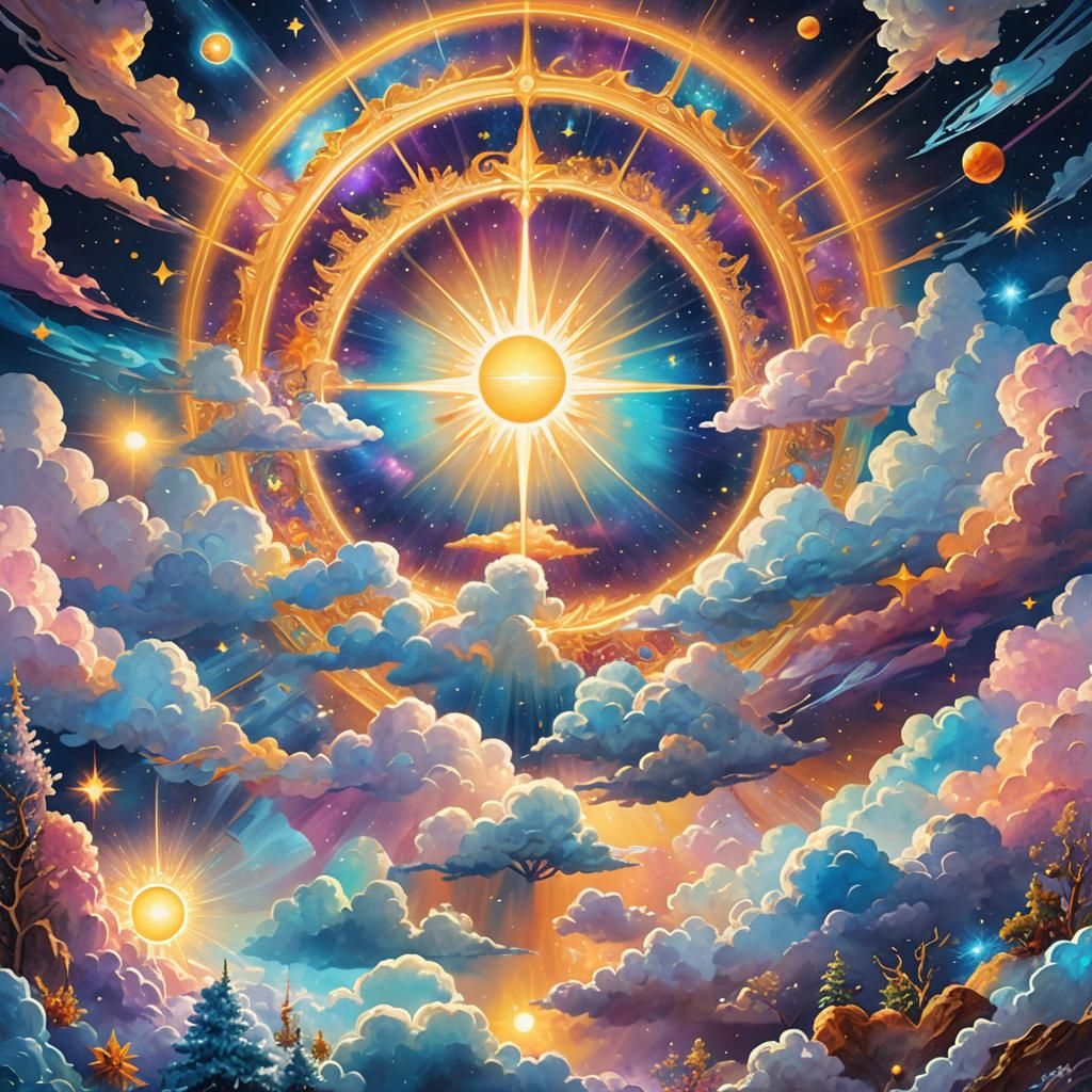 Celestial Holographic Illuminations in Vibrant Cosmic Colors