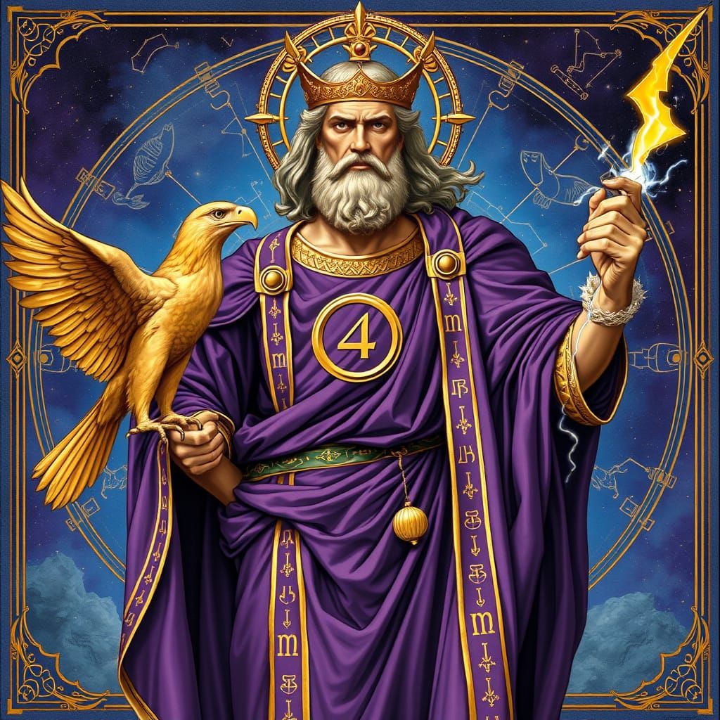 Regal Jupiter King Reigns Supreme in Celestial Majesty