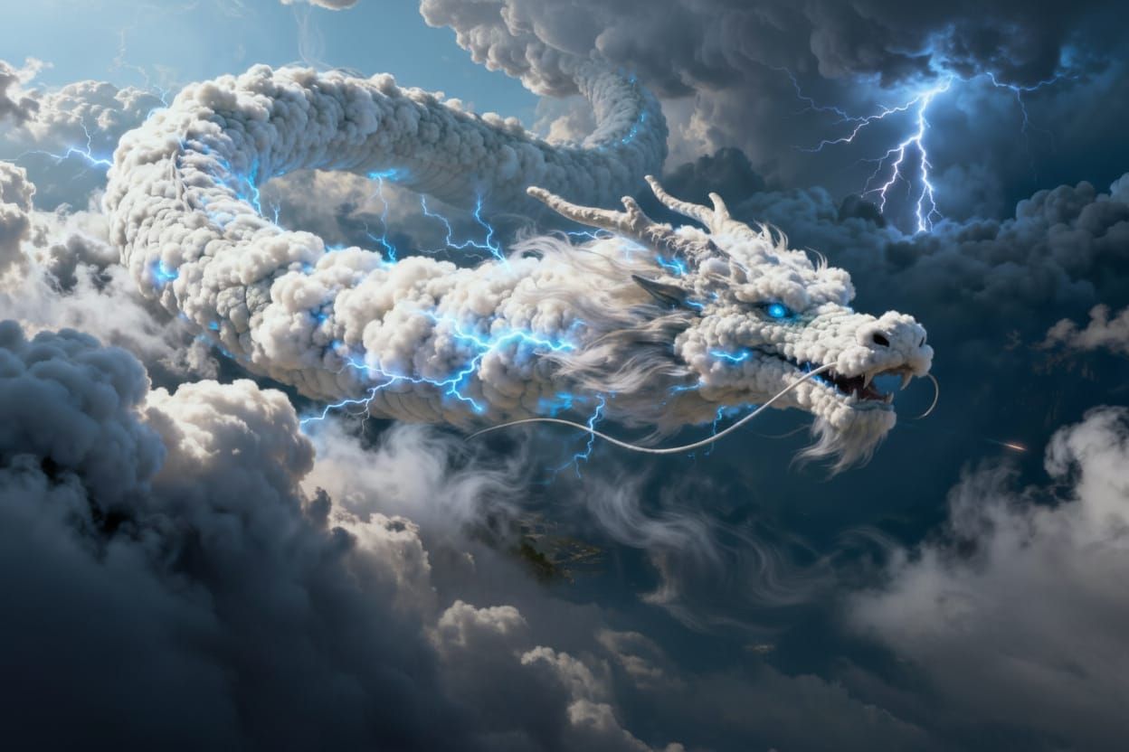 Majestic Storm Dragon Unleashed