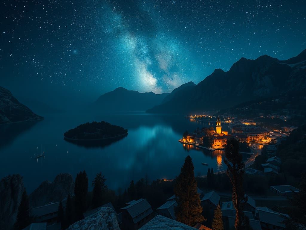 Celestial Night in Montenegrin Paradise