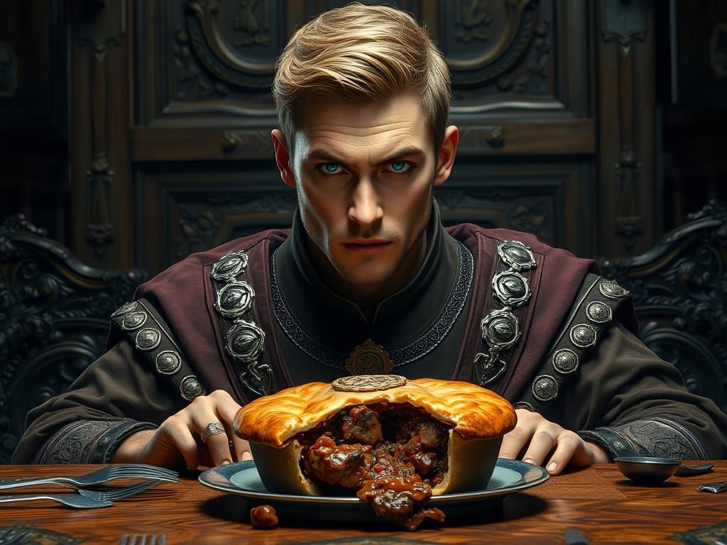 Medieval Prince Confronts Dark Secret in a Haunting, 8K-Wort...