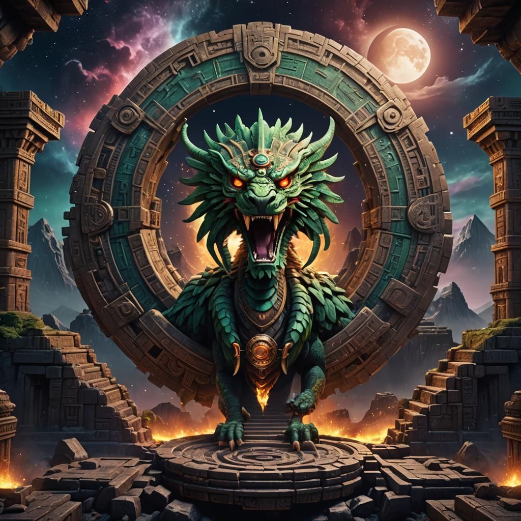 Quetzalcoatl Emerges from Interstellar Hole