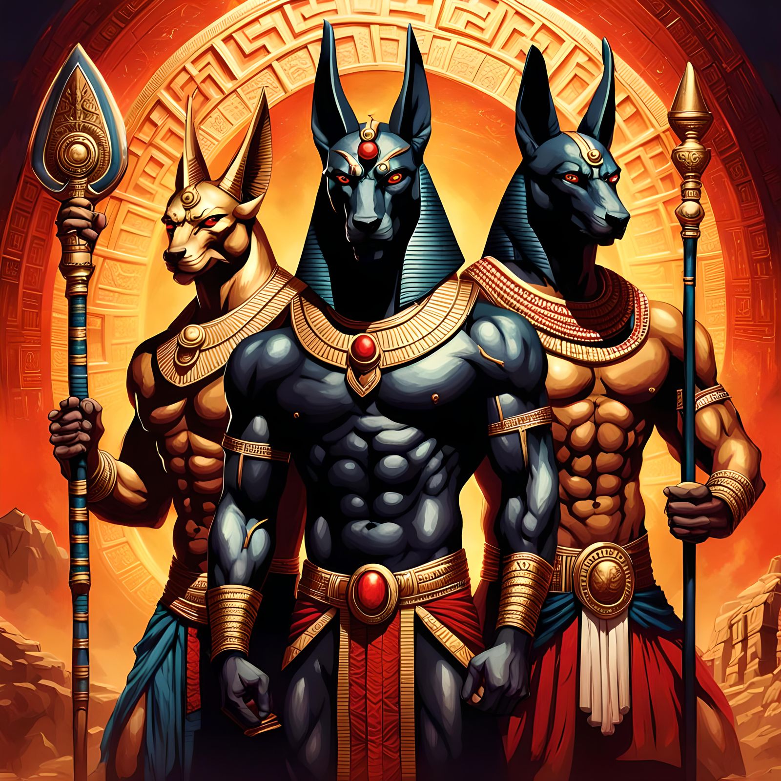 Anubis and Anjaneya: Gods United