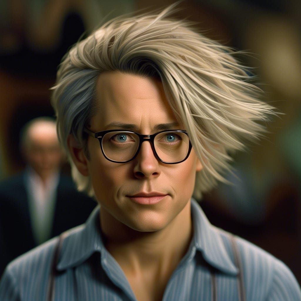 Portrait blend Matthew Broderick and Cameron Diaz
