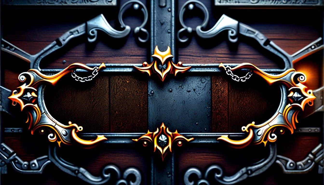 Steampunk Frame in Gritty Loft Style, Inspired by Warcraft G...