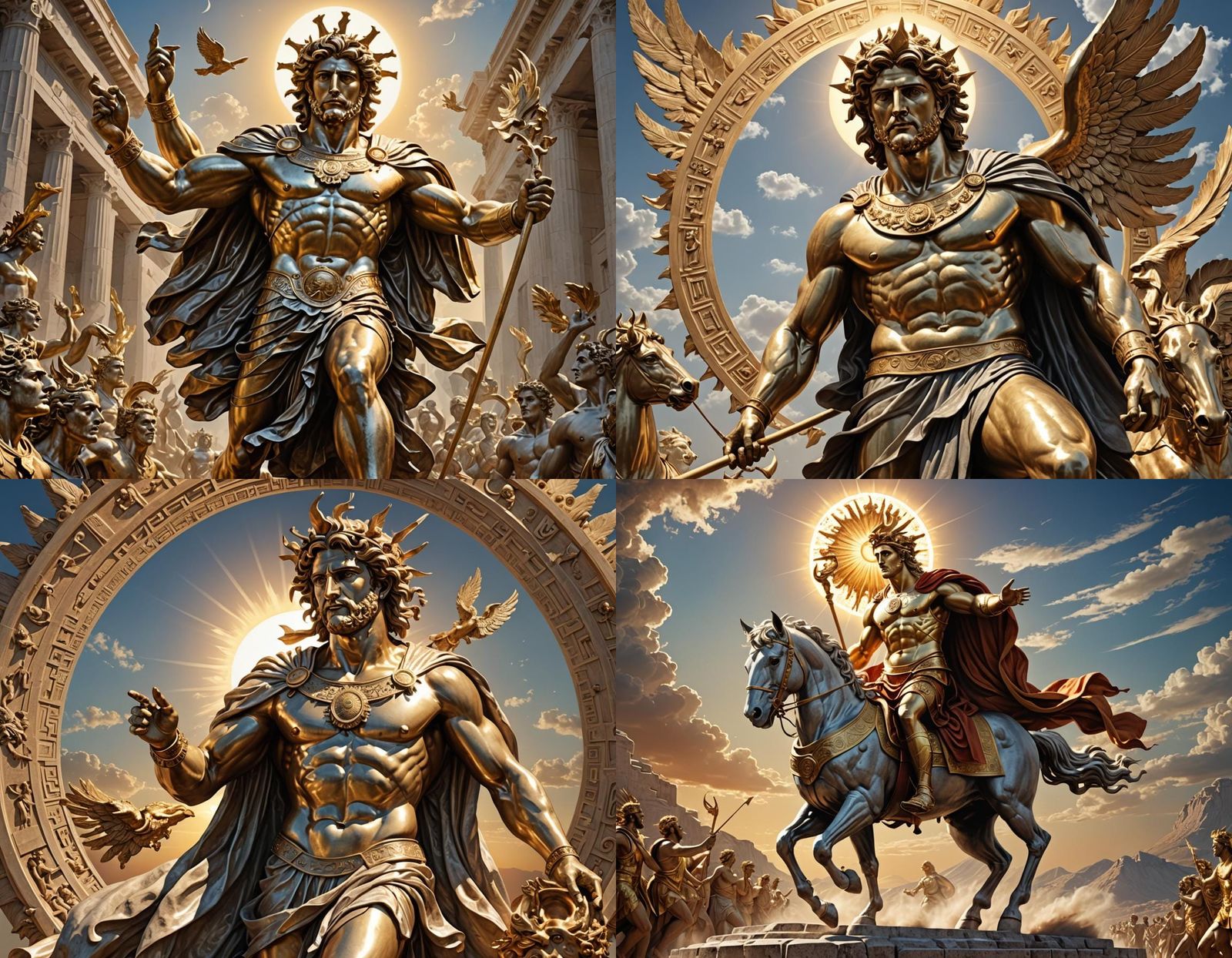 Apollo, Greek Sun God of Morning Light