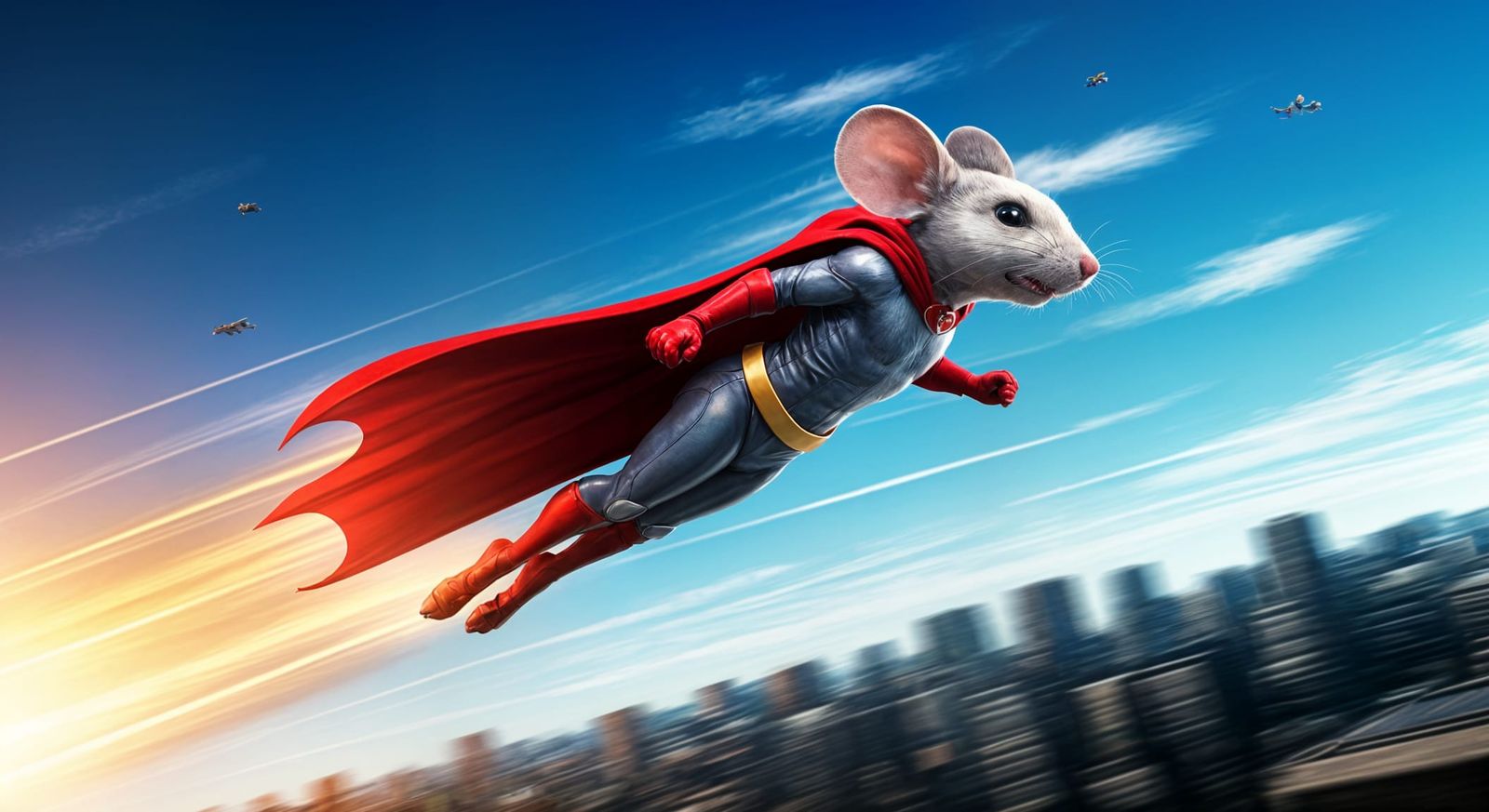 Supermouse Soars to Save the Day