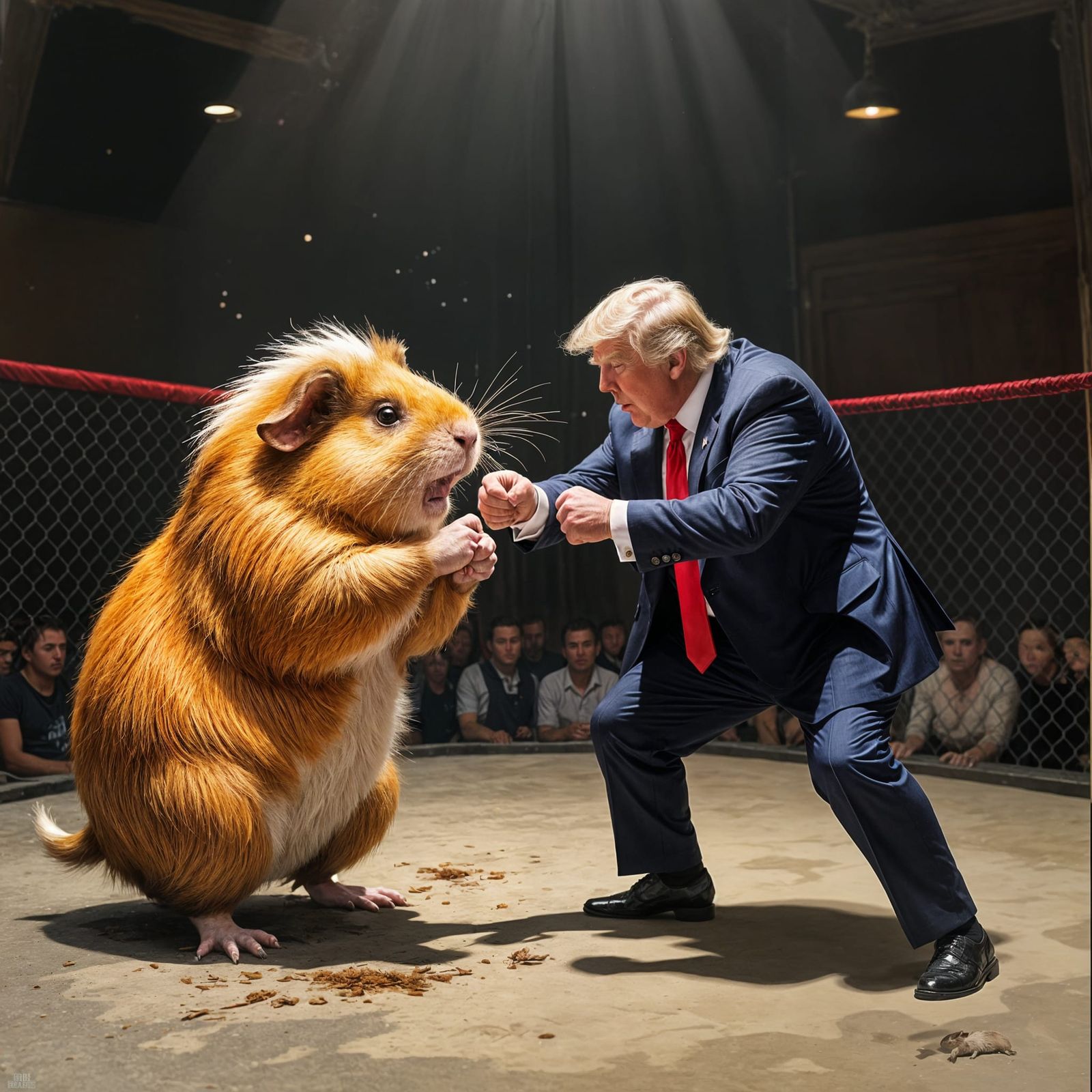 Donald Trump vs. Giant Guinea Pig: Bare Knuckle Fight