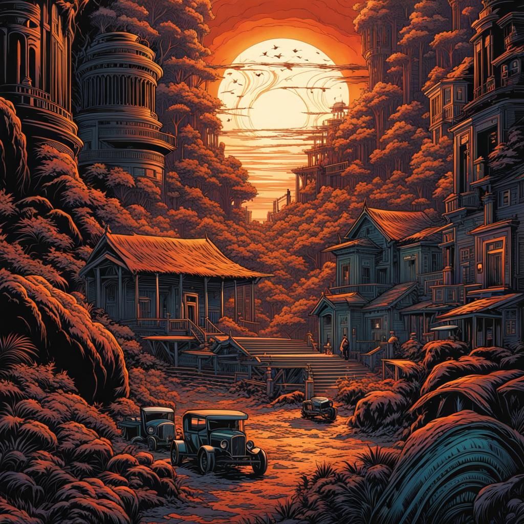 Dynamic Comic Book Style Wallpaper Art