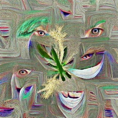 Close-up of Marijuana Plant