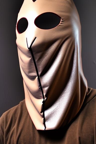 Dungeon Master in Latex Hood and Mask