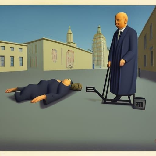 Ambulance Car in Totalitarian Sun City