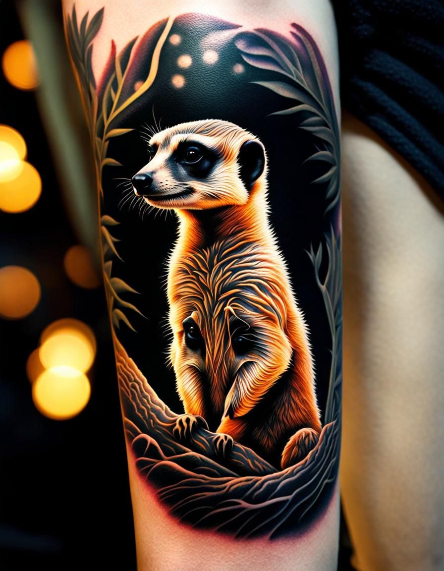 Tattoos: Meerkat Family v4