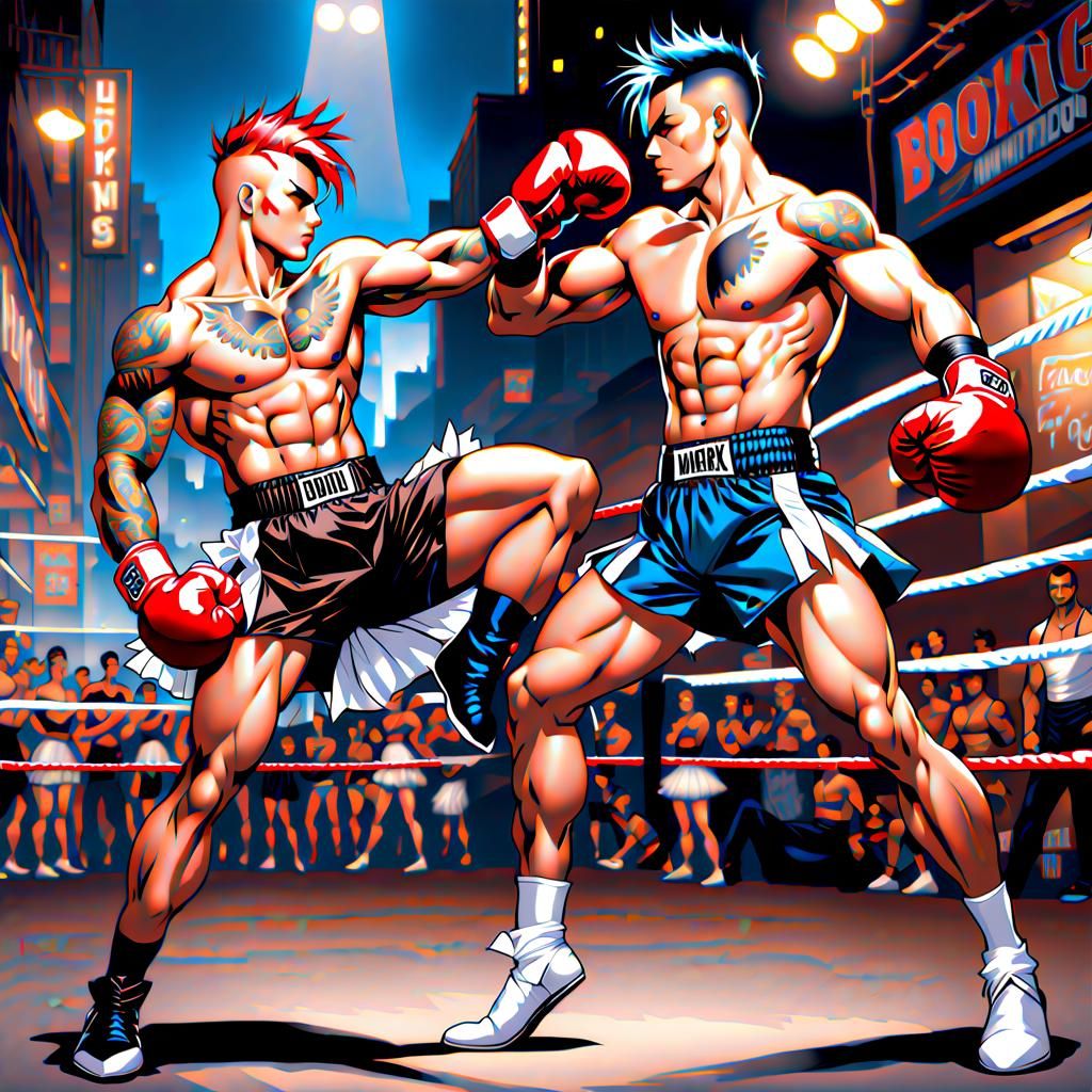 Dancers' Street Fight