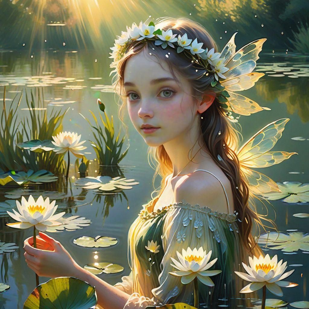 Enchanted Waterlily Maiden