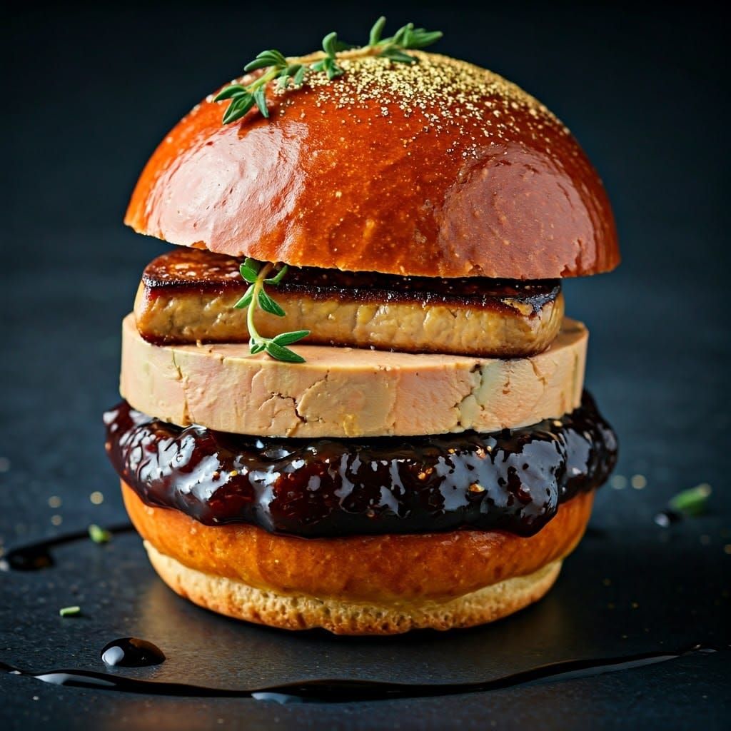 Luxurious Foie Gras Torchon on Toasted Brioche with Fig Jam