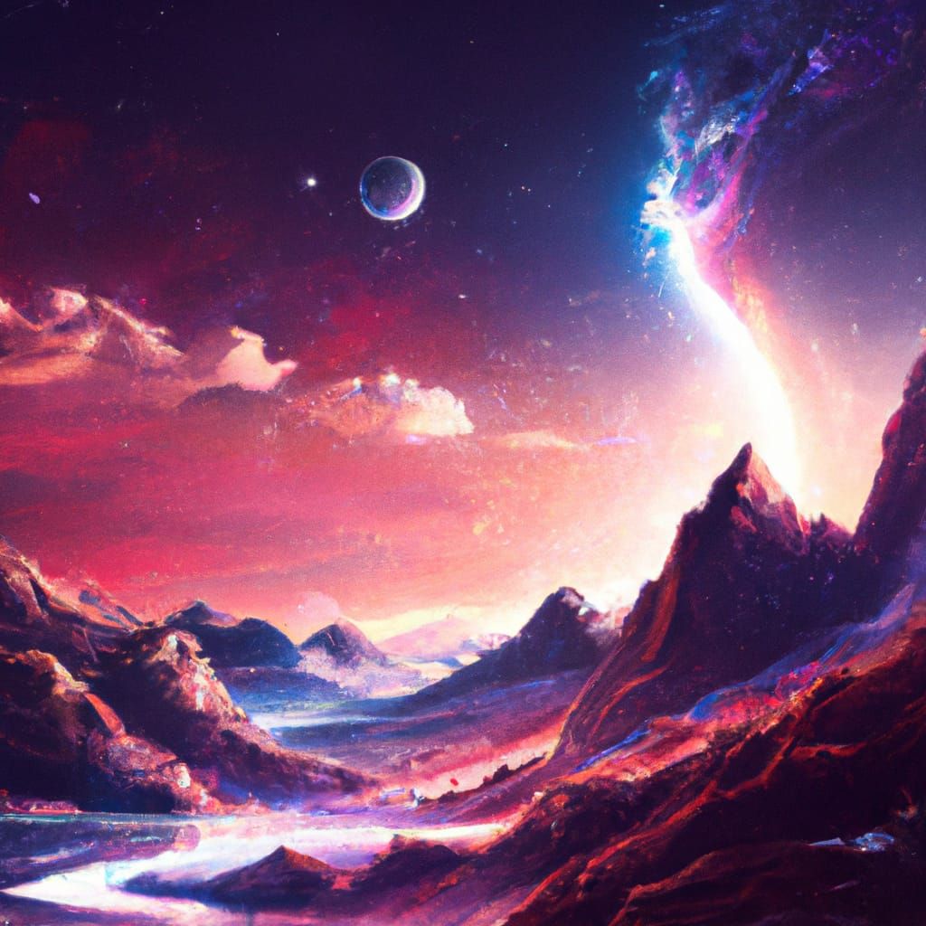 Magnificent Alien Landscape in Hyperrealistic Detail