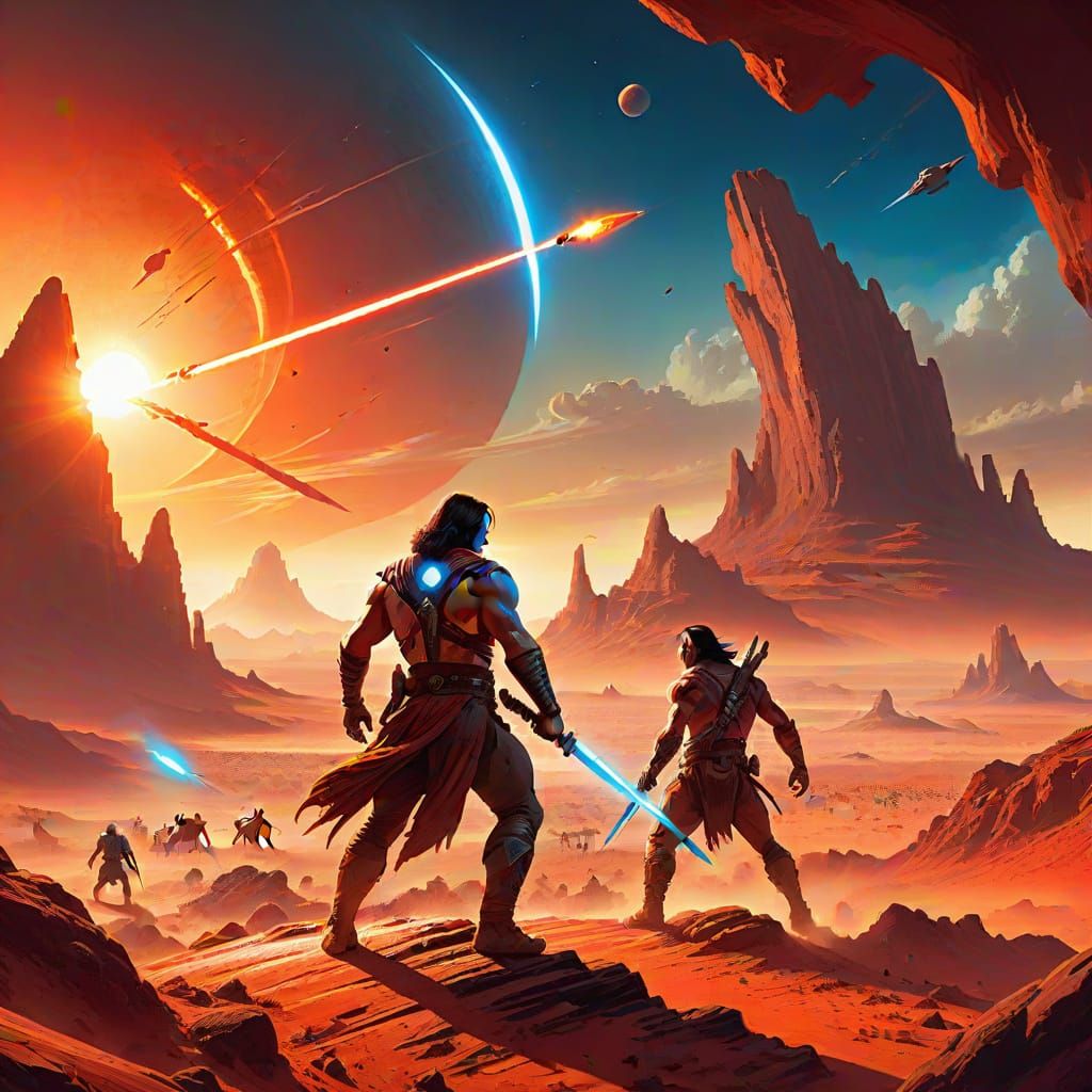 John Carter's Epic Battle on Barsoom