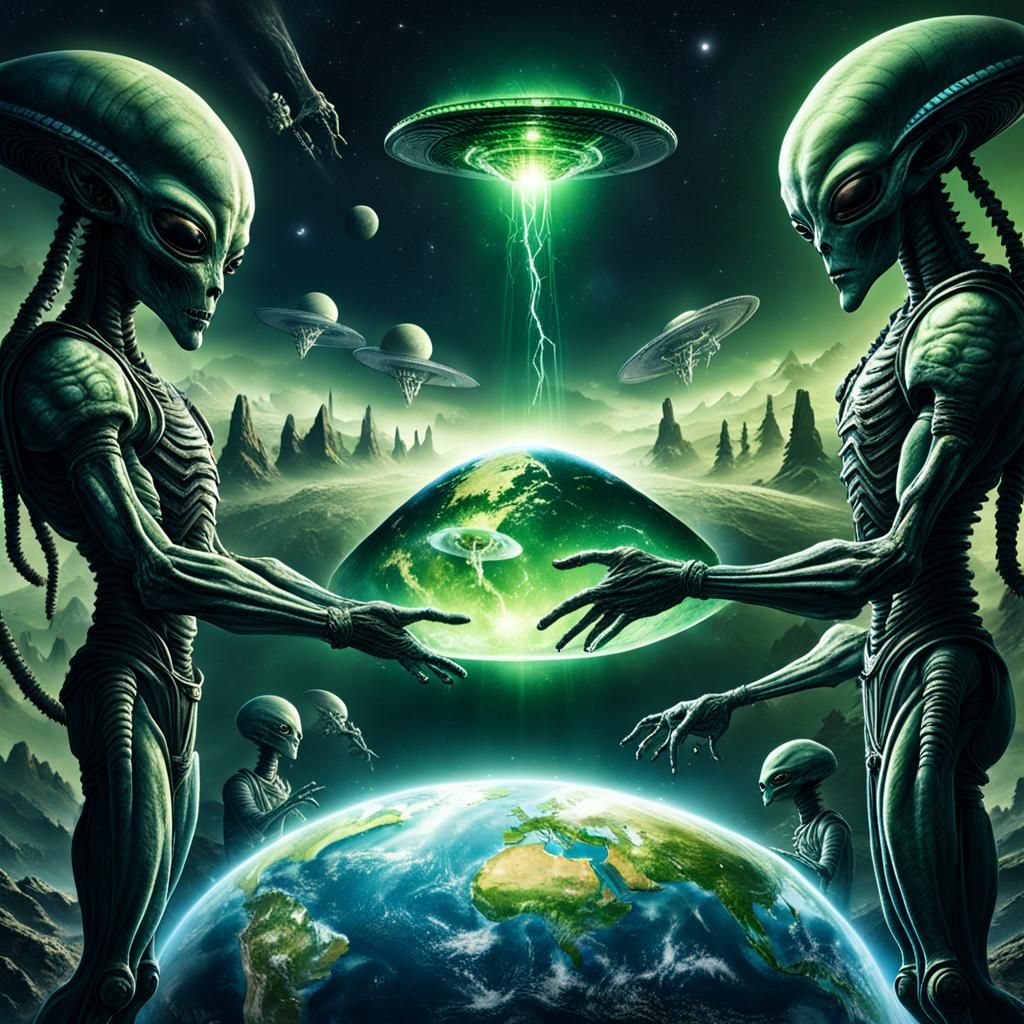 Aliens Negotiating Peace with Earth