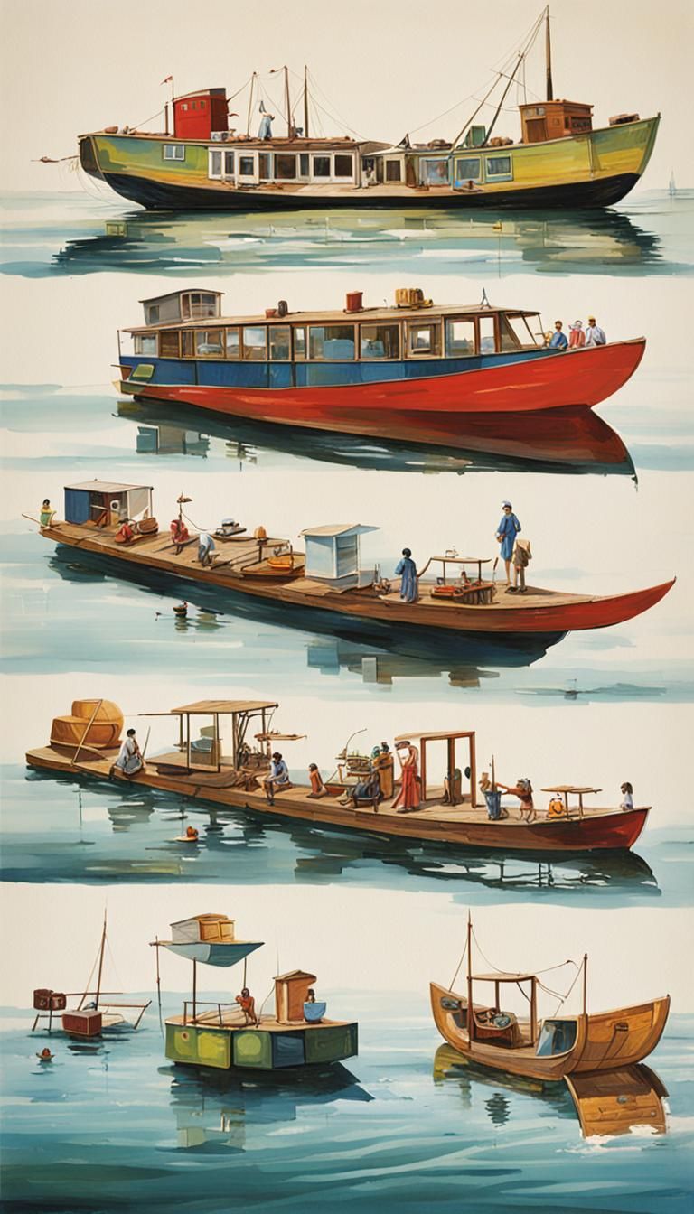 Unconventional Watercraft: Artistic Takes on Repurposed Vess...