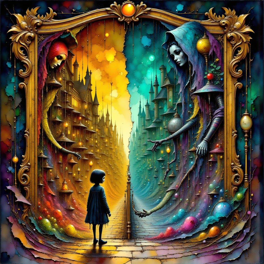 Steampunk Mirror Reveals Twisted Realities