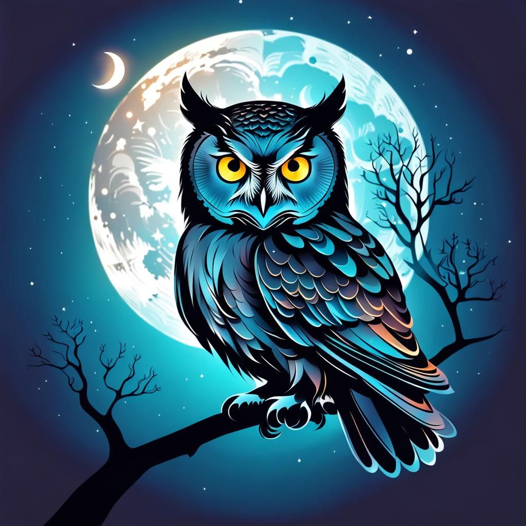 Chouette clair de Lune