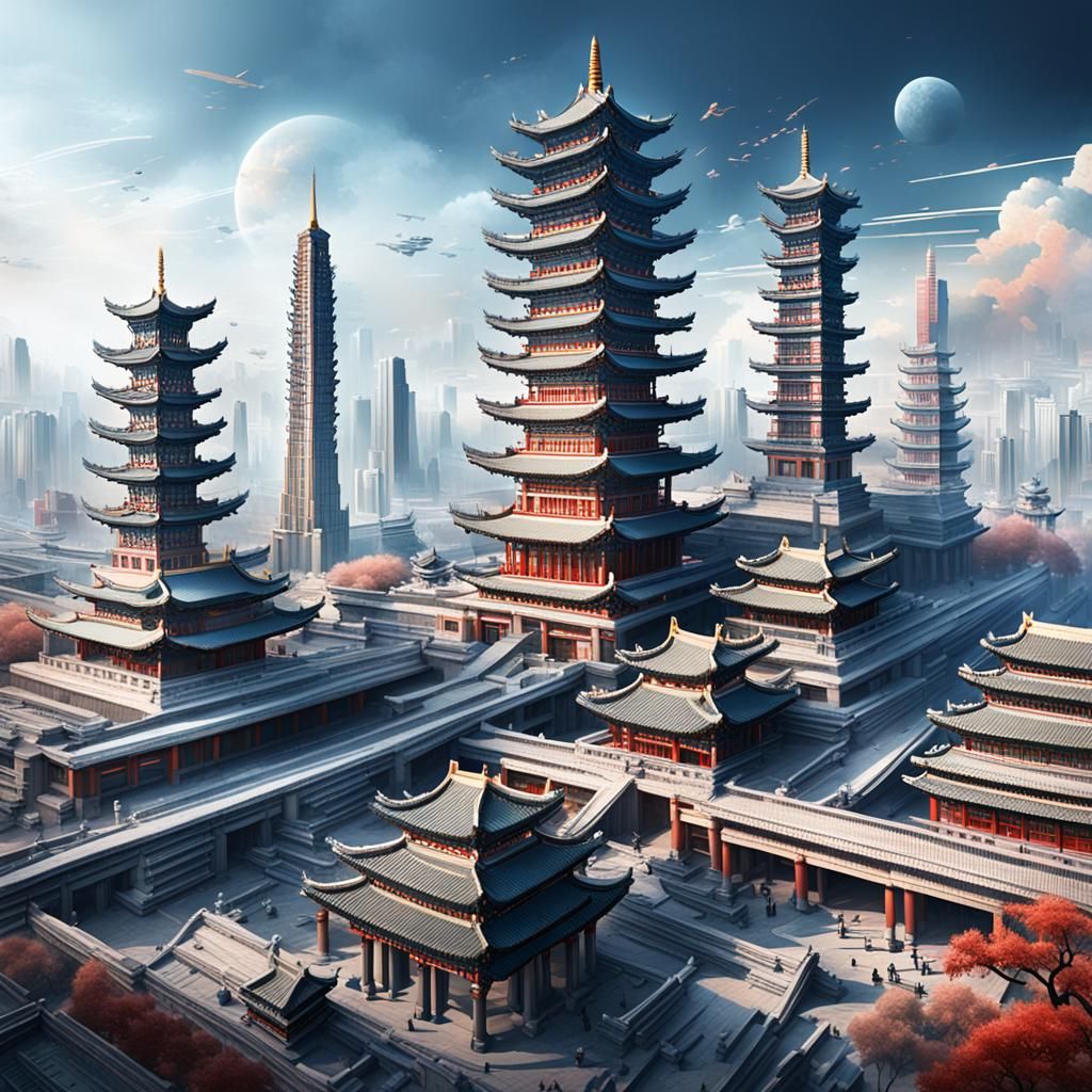 Futuristic Xianyang: Ancient Meets Modern