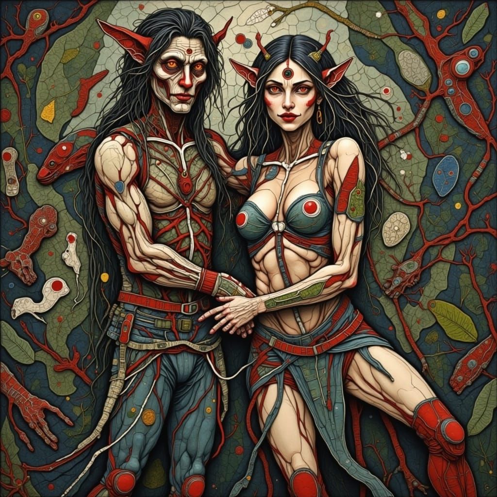 Wild Gypsy Fairy: A Portrait of Untamed Beauty