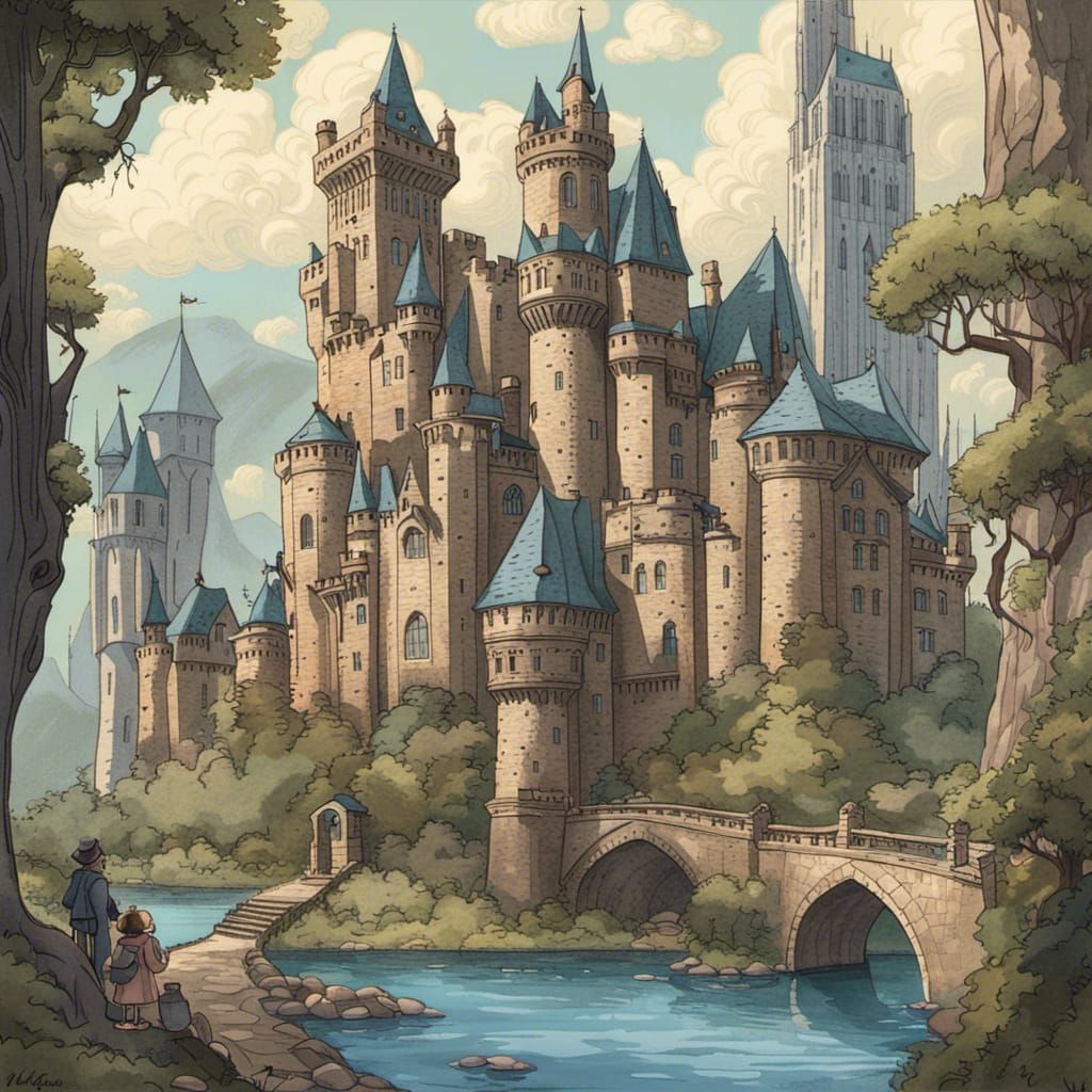 Blue Kingdom: Grimm-Inspired 1920s Concept Art