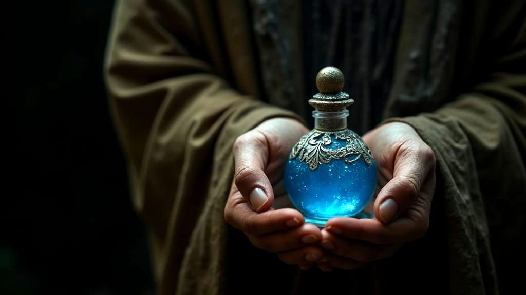 Mystical Water of Life: Cinematic Film Still