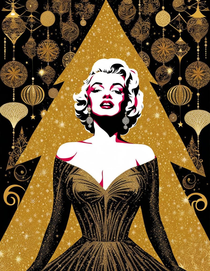 Marilyn Monroe at Home: Pop Art Christmas
