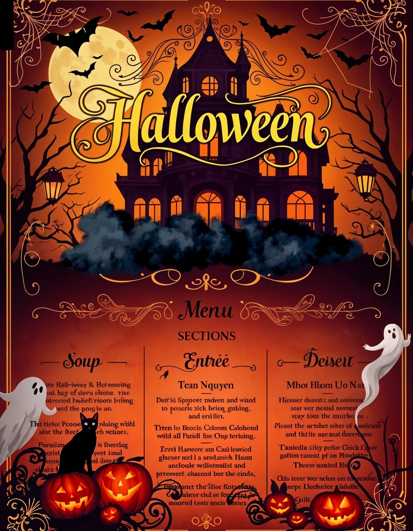 Solid Orange Background