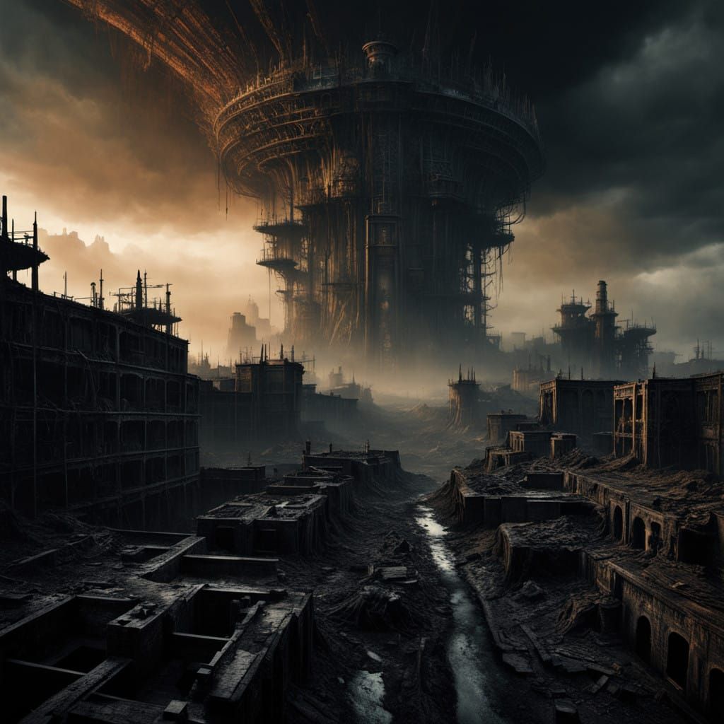 Darkness Unleashed: Apocalypse in Industrial Decay