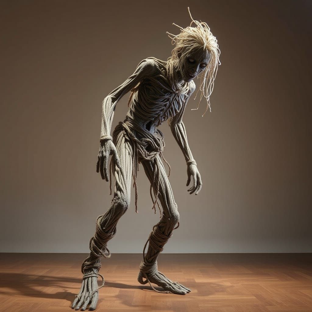 Rope Zombie: A Fine Art Sculpture