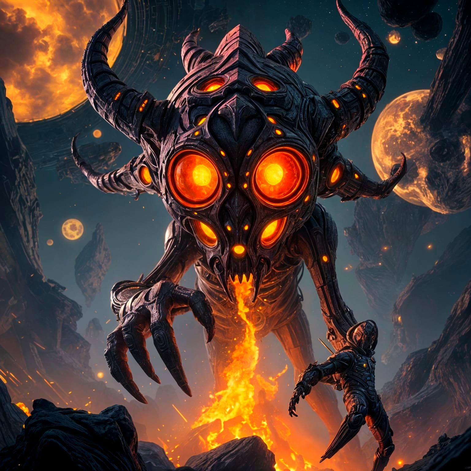 Rancid Extraterrestrial Tofu: Dark Fantasy Concept Art