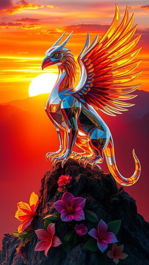 Crystal Griffin in Floral Paradise, Double Exposure