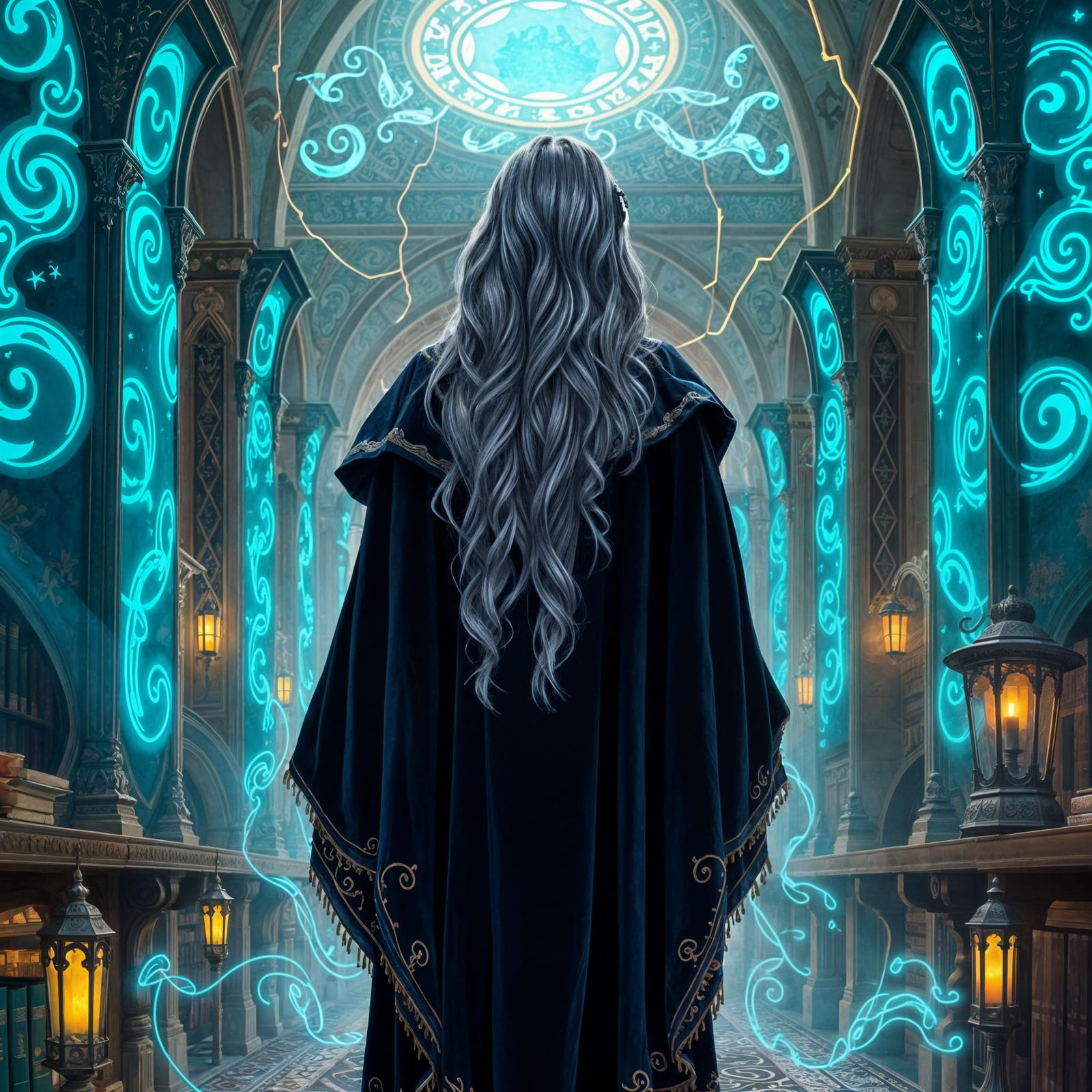 Enchanted Library of Ancient Arcana