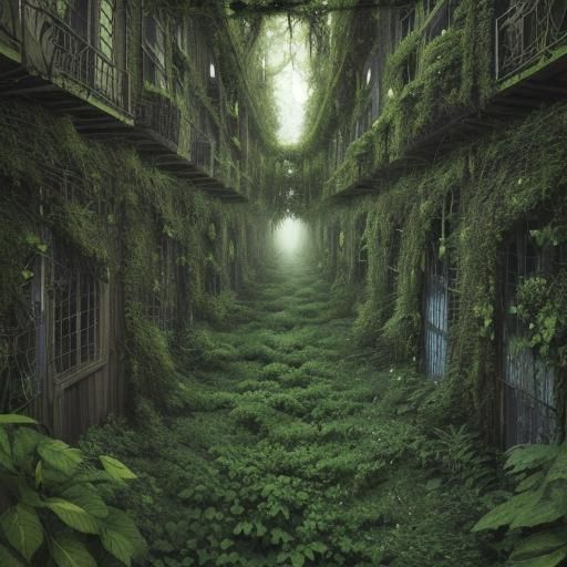 City Overgrown: Nature Reclaims Urban Landscape